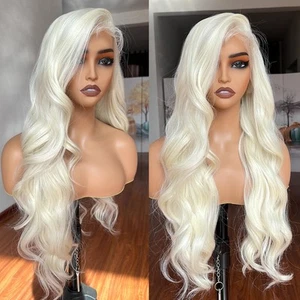13x4 Lace Front Wigs Blonde Lace Frontal Wig 613 HD Lace Body Wave Pre Plucke... - Picture 1 of 5