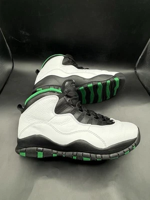 Auténtico Raro 2019 Air Jordan 10 Retro Seattle Baloncesto Hombres Talla 9.5 Limpio Foto 1 de 4