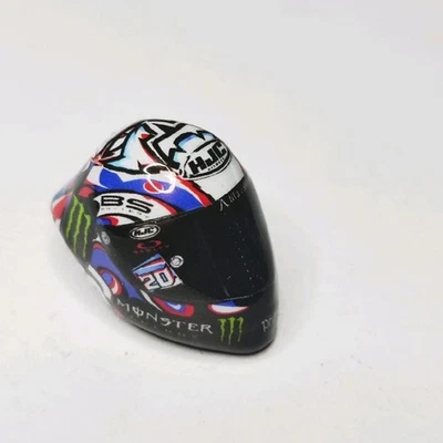 New Miniature helmet handmade 1/12 scale motorcycle motor racer Collectible - Image 1 of 2