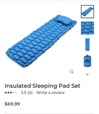 Cascade Mountain Tech, Inflatable Sleeping Pad  - Image 1 of 4