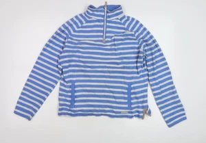 Weird Fish Damen blau gestreifter Pullover Sweatshirt Gr. 12 - Bild 1 von 12