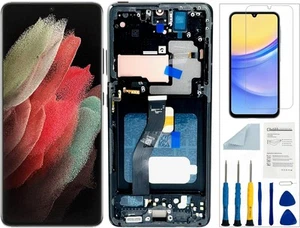 OLED for Samsung Galaxy S21 Ultra 5G Screen Replacement for Samsung S21 Ultra - Picture 1 of 7