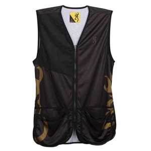 Browning Team Shooting Vest-Black/Gold - Picture 1 of 3