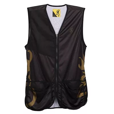 Browning Team Shooting Vest-Black/Gold - Image 1 of 3