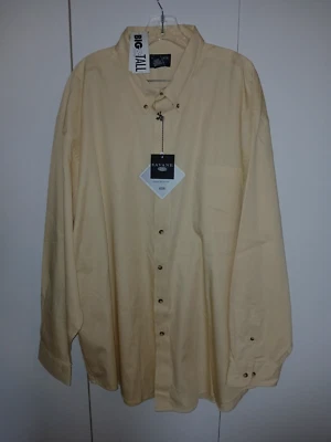 CAMISA DE VESTIR SAVANE HOMBRE LS BOTÓN-3XLT-NUEVA CON ETIQUETAS-PROTECTOR TEFLÓN-BONITA Foto 1 de 4