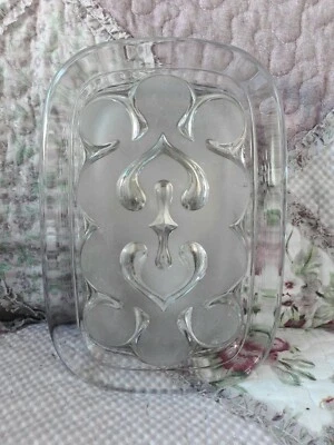 ANCIENNE APPLIQUE RETRO STYLE ART DÉCO VERRE MASSIF OPALESCENT À ÉLECTRIFIER - Photo 1/4