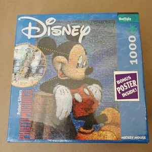 SEALED NEW Disney Photomosaics Mickey Mouse 1000 puzzle Robert Silvers 27" x 20" - Picture 1 of 9