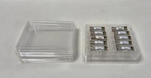 5 x GLC/SFP TRAY + LID FOR TEN SFPS. FITS CISCO/HP/JUNIPER/ARISTA SFPS. VAT INC - Picture 1 of 2