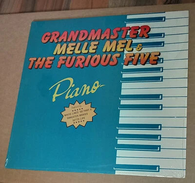 GRANDMASTER MELLE MEL & THE FURIOUS FIVE Piano LP 1989 US New Day OG Trutone - Bild 1 von 4
