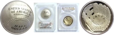 2014-S 50C Baseball Hall Of Fame Commemorative Proof PCGS PR 69 DCAM McFarland - Image 1 of 3