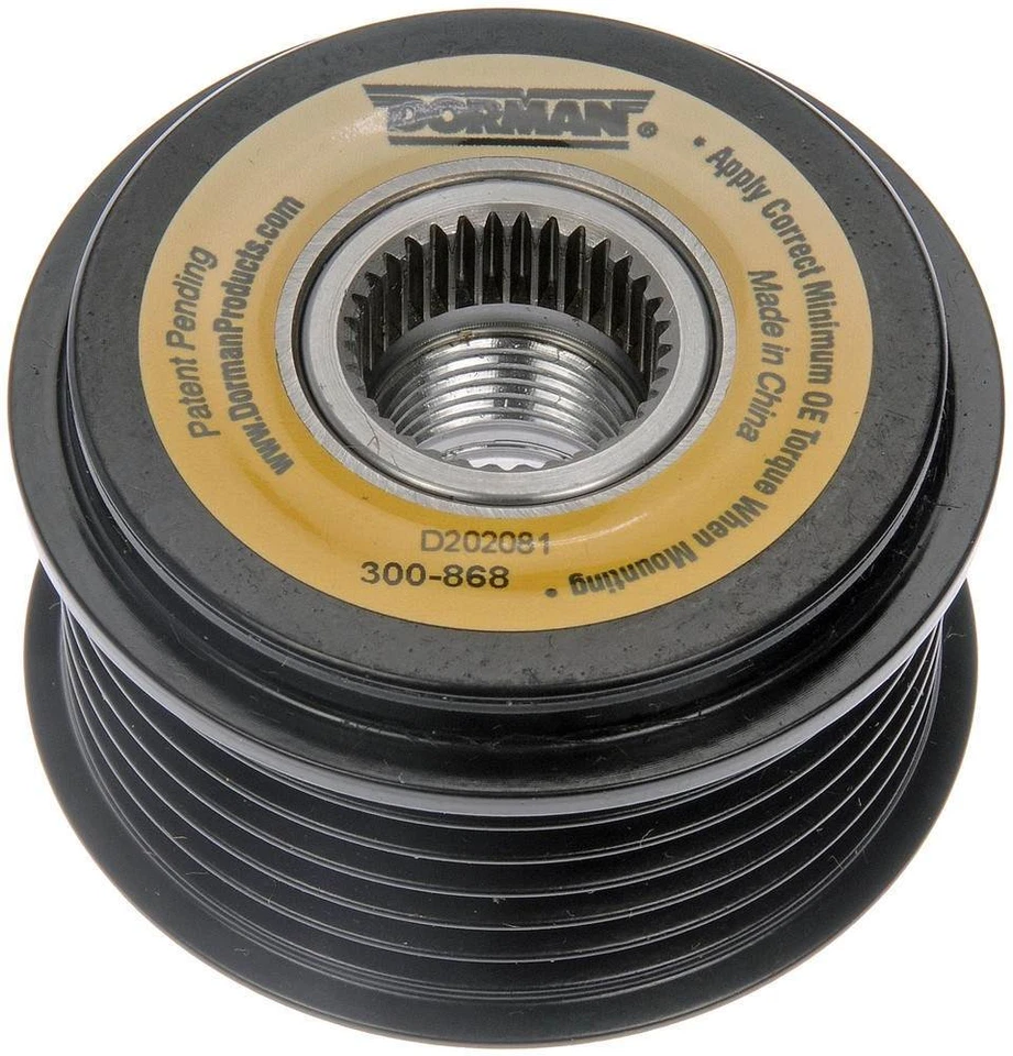 Polea alternador para Mazda 6 2003-2005 2,3 L 4 cilindros 2004 Dorman 300-868 Foto 1 de 2