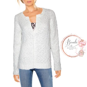 Chaqueta de punto blazer blanca VERO MODA elegante con hebilla de aspecto acogedor talla 40 42 - Imagen 1 de 3
