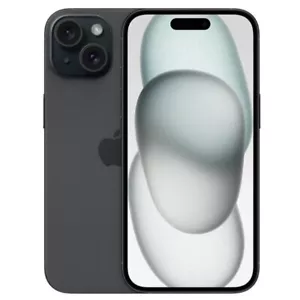 APPLE IPHONE 15 256GB BLACK 5G SMARTPHONE NERO A16 BIONIC ORIGINALE ITALIA APPLE - Foto 1 di 3