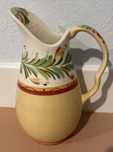 Gail Pittman Southern Living at Home Pitcher Pottery Yellow - Picture 1 of 9