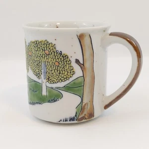 Vintage Japanische Obstbäume Kaffeebecher handbemalt gesprenkelt - Bild 1 von 10