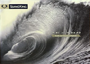 SsangYong Rexton Prospekt Brochure Depliant 01/2005 - Picture 1 of 1
