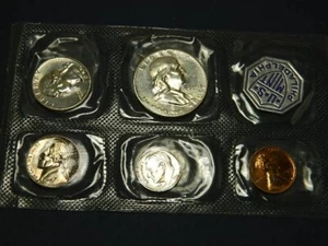 1955 1C to 50C  Proof Set All coins Are spot Free and in mint condition - Picture 1 of 3