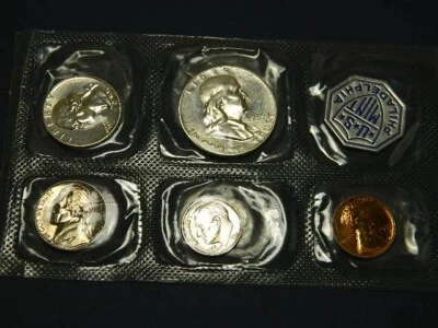1955 1C to 50C  Proof Set All coins Are spot Free and in mint condition - Image 1 of 3