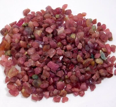 CERTIFIED 50 CT Natural Tourmaline Rough Lot Loose Gemstone - Image 1 of 4