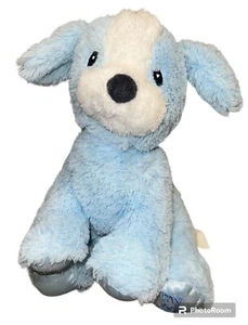 Gund Baby My First Puppy Lovey  Plush 8" Dog Blue Stuffed Animal Toy  Satin Paws - Picture 1 of 3