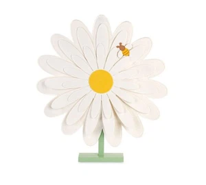 Fiore Bianco Ape H 82 Con Base Decorazioni Addobbi Primavera Pasqua - Foto 1 di 1