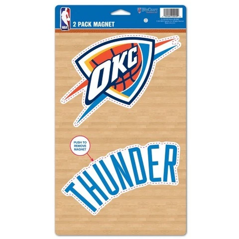 OKC Thunder 2 Pack Magnet Cover