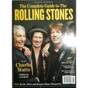 ROLLING STONES complete guide CHARLIE WATTS TRIBUTE private moments JAGGER - Picture 1 of 12