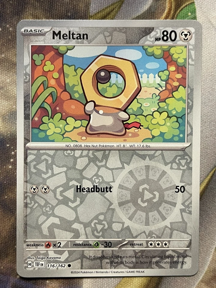 Pokémon TCG Meltan SV05: Temporal Forces 116/162 Reverse Holo Common - Image 1 of 1