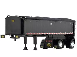 1/64 DCP BLACK MAC SPREAD AXLE DUMP TRAILER W/ BLACK TARP - Picture 1 of 5