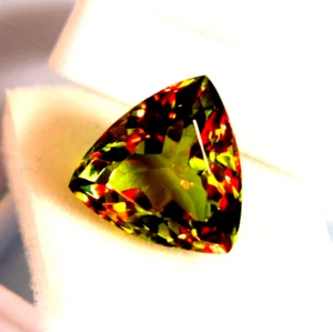 10Ct Best Quality Natural Alexandrite Trillion Cut Color Changing Loose Gemstone - Picture 1 of 7