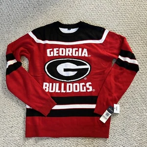 UGA Georgia Bulldogs Ugly Christmas Sweater Sz Medium Mens/Women NEW G83 - Picture 1 of 10
