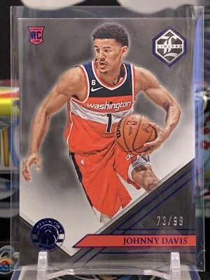 Johnny Davis Limited Purple /99 RC Rookie 2023 Panini Chronicles SP TZ4Q - Image 1 of 2