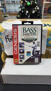 CIB BASS MASTERS CLASSIC PRO EDITION SEGA GENESIS VIDEO GAME COMPLETE IN BOX - Picture 1 of 11