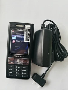 Téléphone portable classique 3G Sony Ericsson K800i K800 Cyber-shot noir (débloqué) - Photo 1 sur 11