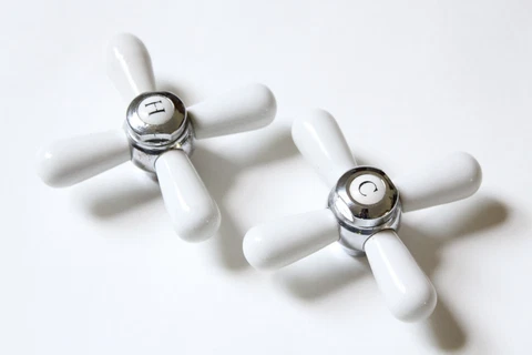 antique faucet porcelain cross handles | deco bath vtg victorian sink tub handle Cover