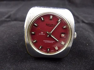 Tolle seltene Vintage Sicura Automatic tolle Zifferblattfarbe 25 Jewels - Bild 1 von 12
