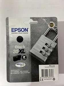 Genuine Original Epson 35XL Black T3591 Printer Ink Cartridge - 2022 - Picture 1 of 5