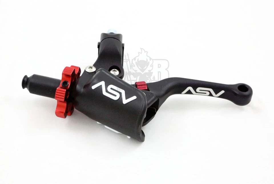 Palanca de embrague ASV C6 Pro negra corta Yamaha YZ80 85 01-20 YZ125 YZ250 YZ426 01-07 Foto 1 de 2