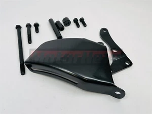 Small Block Chevy Black Alternator Mount Bracket LWP Fits Chevy SBC 327 350 400 - Bild 1 von 3