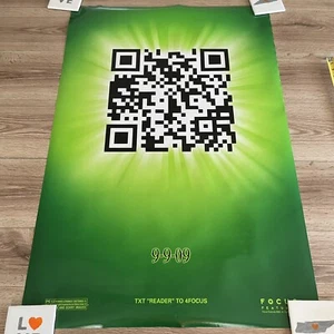 "Póster de película original 9 2009 doble cara 27"" x 40"" enrollado código QR Tim Burton" - Imagen 1 de 11