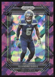 2022 Panini Prizm Purple Ice #260 Quandre Diggs /225 Seattle Seahawks - Picture 1 of 2