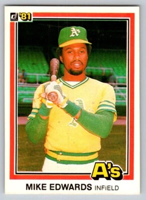 1981 Donruss - #497 Mike Edwards - Image 1 of 2