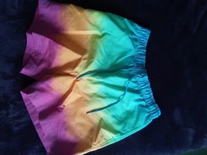 Land's End Medium Rainbow Multicolored Men's Swim Trunks/Shorts - Picture 1 of 3