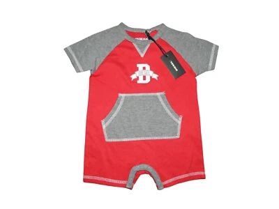 Diesel Infant Baby Boys Red Coverall Romper 6M 9M Shortall Infant NWT - Image 1 of 2