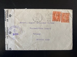 Zensur Brief South Kensington 1947 nach Vollmarstein -5582 - Foto 1 di 2