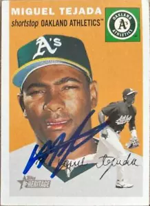 Miguel Tejada Autographed 2003 Topps Heritage #260 SP - Picture 1 of 1