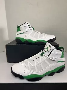Nike Jordan 6 Rings Green/Black/White Size 12 Men’s, New With Box No Lid - Picture 1 of 9