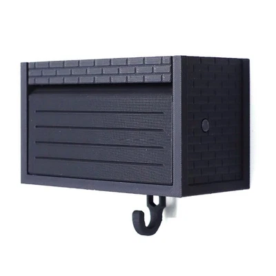 Gancho para llaves de coche estante para llaves de montaje en pared con puerta de apertura porta llaves de garaje de coche Foto 1 de 4