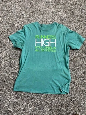 Camiseta Saucony Runners High Still Legal in All 50 States Mediana Algodón Foto 1 de 2