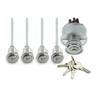 Juego de 5 cilindros de cerradura de puerta para camión Mack serie R 1966 1967-2005 con 4 llaves Foto 1 de 4